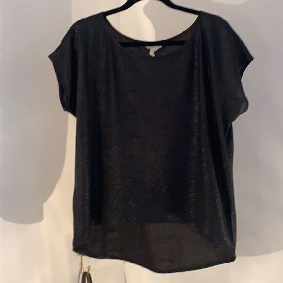 BCBGeneration black shimmer tee - Picture 1 of 5